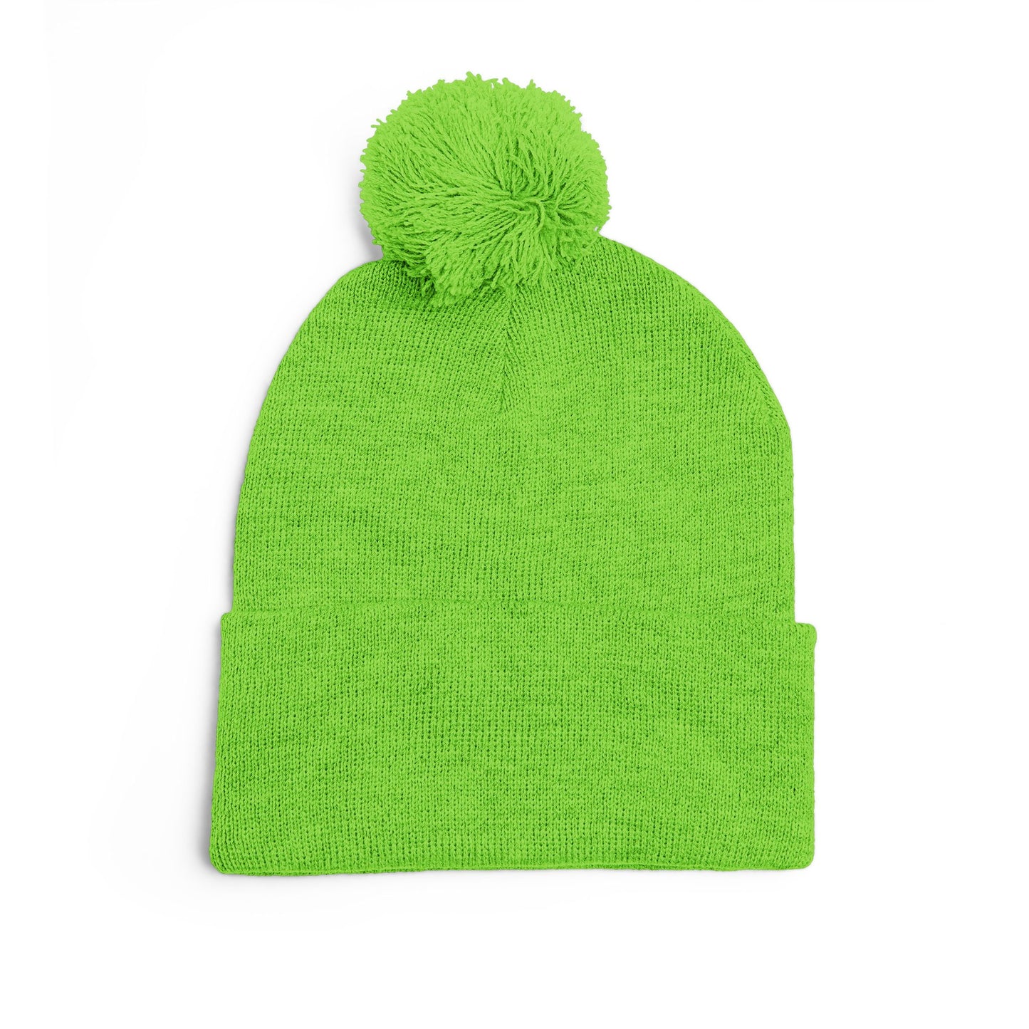 Squam Lake Pom-Pom Knit Cap (Embroidery)