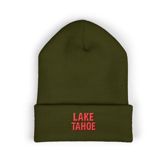 Lake Tahoe Classic Cuffed Beanie (Embroidery)