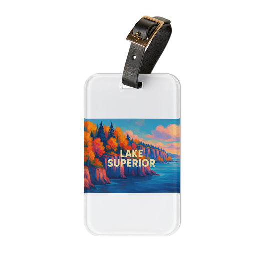 Lake Superior Luggage Tag