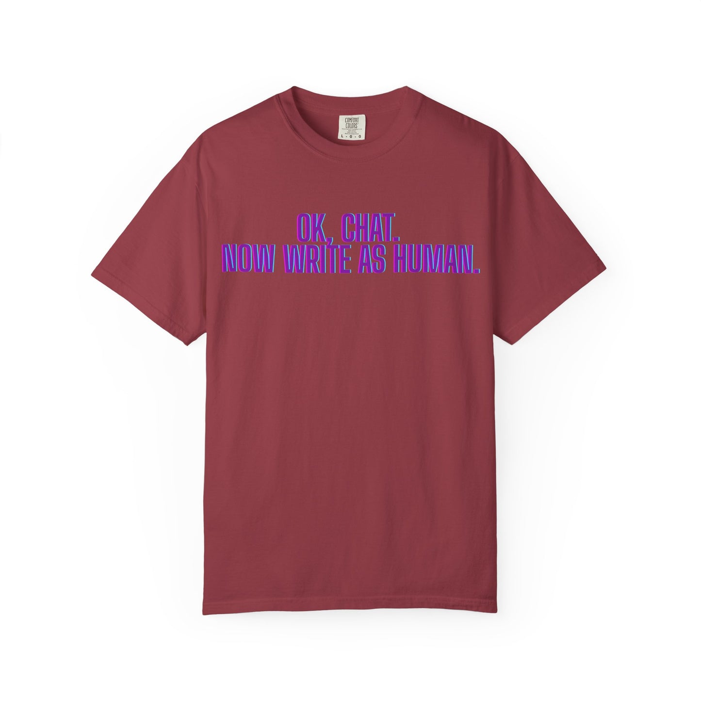 Chat Human Mode - Unisex Motivational T-Shirt, Casual Comfort Tee, Gift for Writers, Chat Enthusiasts, Modern Graphic Tee, Everyday Wear