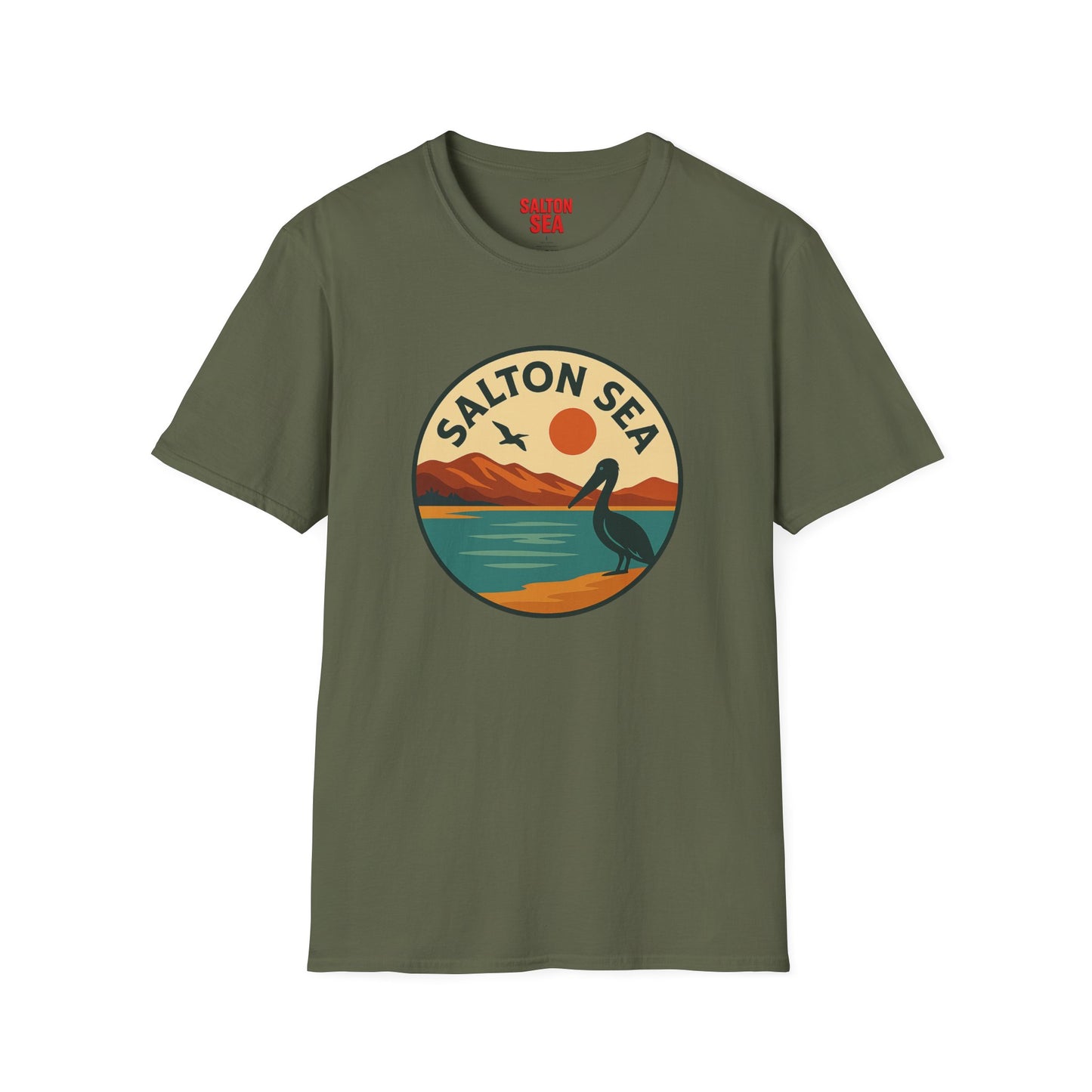 Salton Sea Nature Unisex Softstyle T-Shirt | Eco-Friendly Gift, Outdoor Adventure Shirt, Nature Lover Tee, Vintage Lake Apparel, [...]
