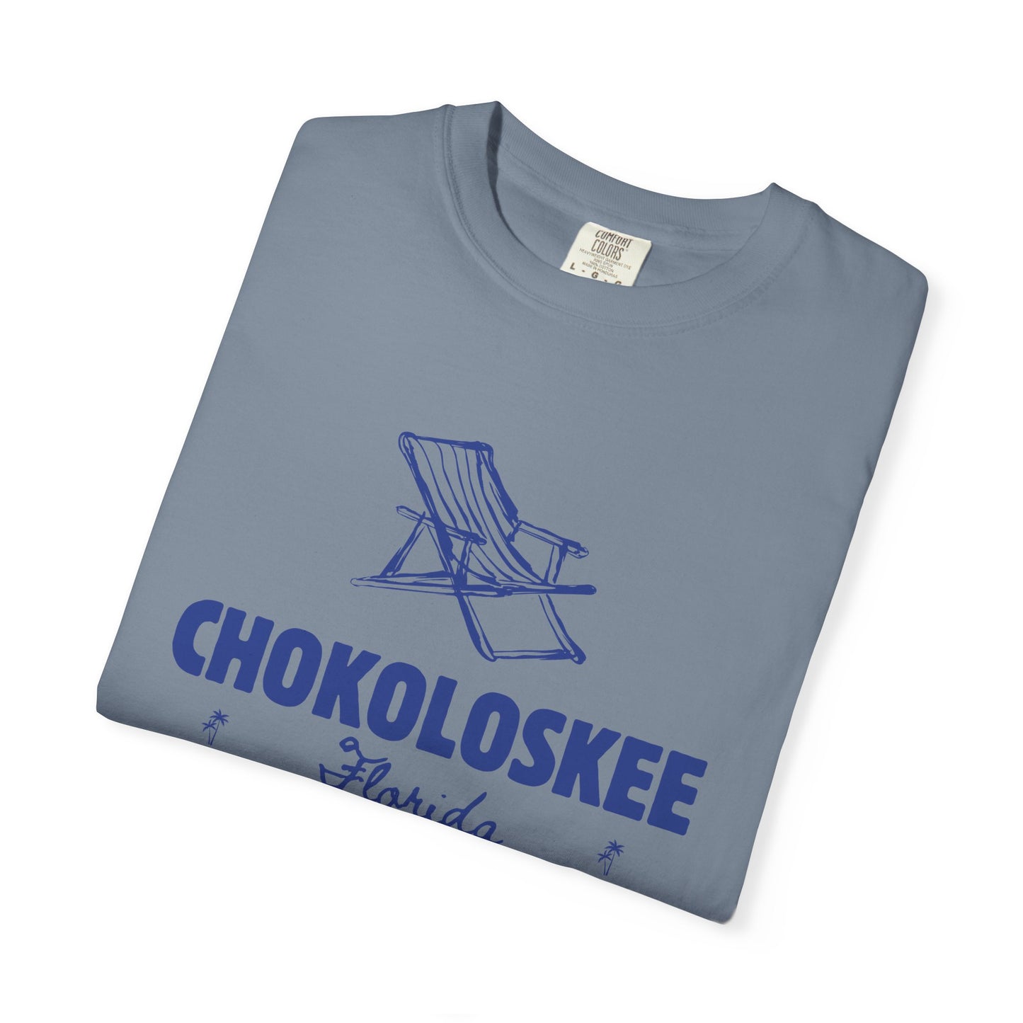 Chokoloskee - Unisex Garment-Dyed T-shirt, Casual Outfit, Gift for Nature Lovers, Vacation Essentials