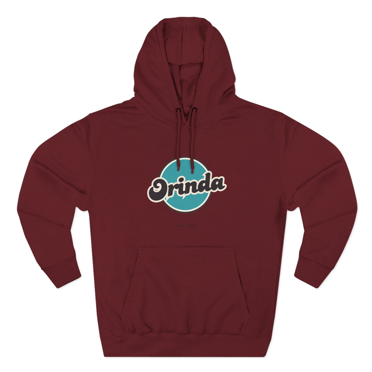 Orinda Retro Vibe Hoodie for Casual Days, Streetwear, Unisex Gift, Cozy Layering Apparel