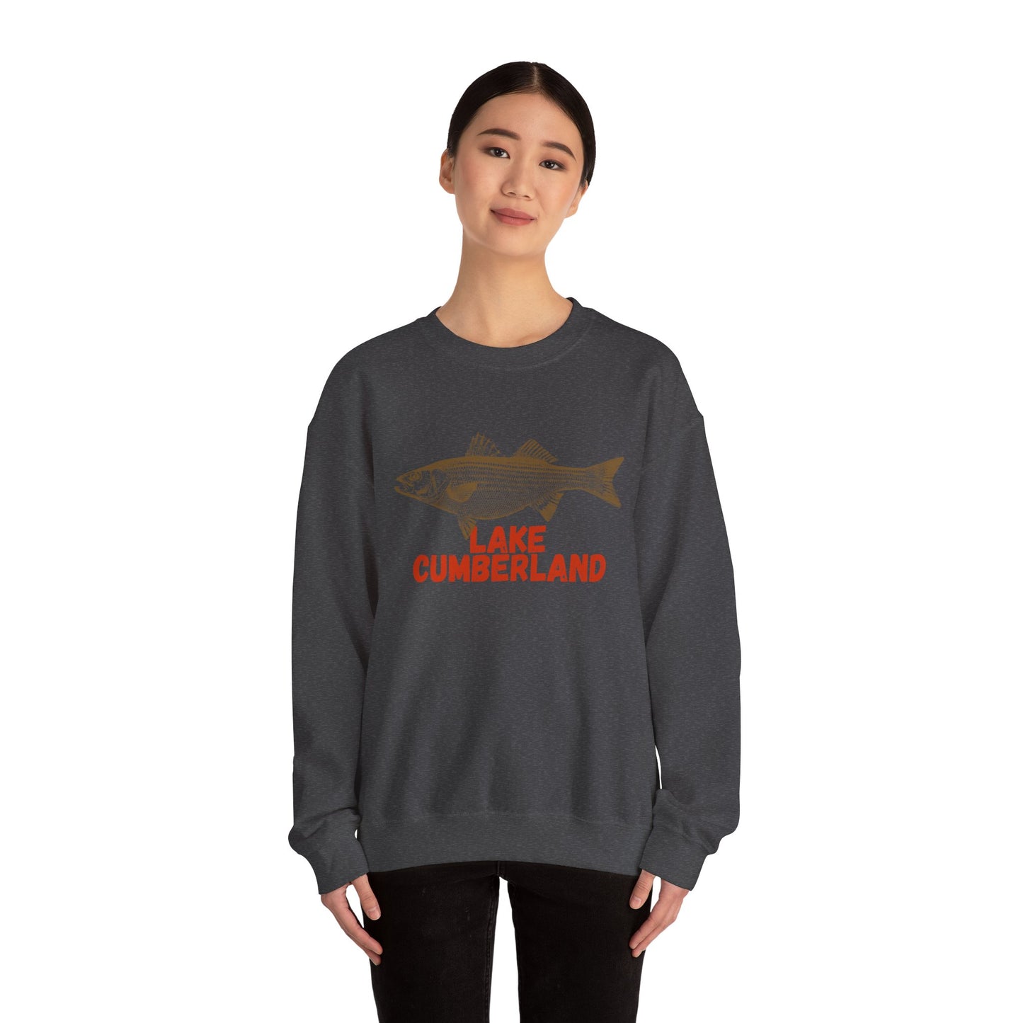 Lake Cumberland Fishing Sweatshirt, Unisex Crewneck, Casual Wear, Gift for Fishermen, Outdoor Apparel, Lake House Cozy