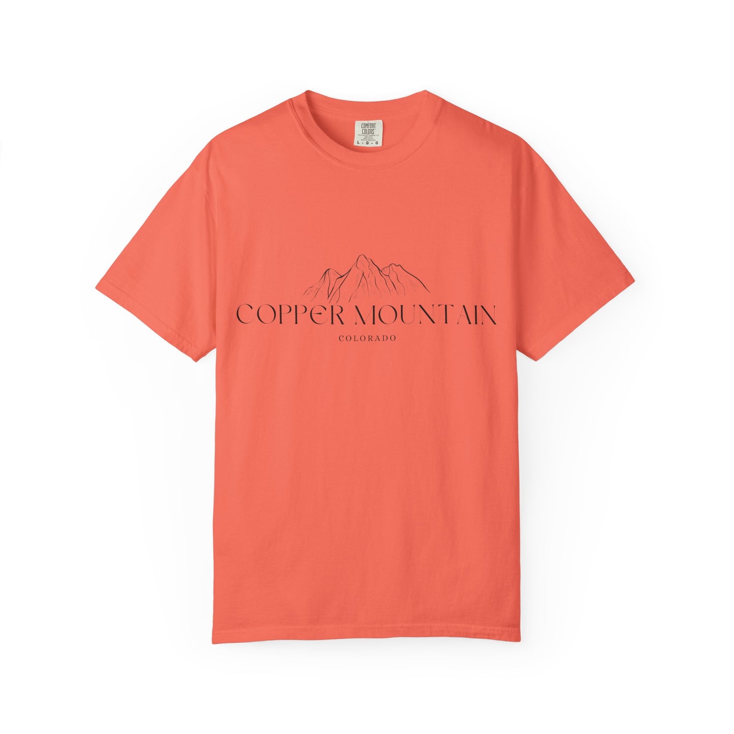 Copper Mountain - Unisex Garment-Dyed T-shirt, Casual Outfit, Gift for Nature Lovers, Vacation Essentials
