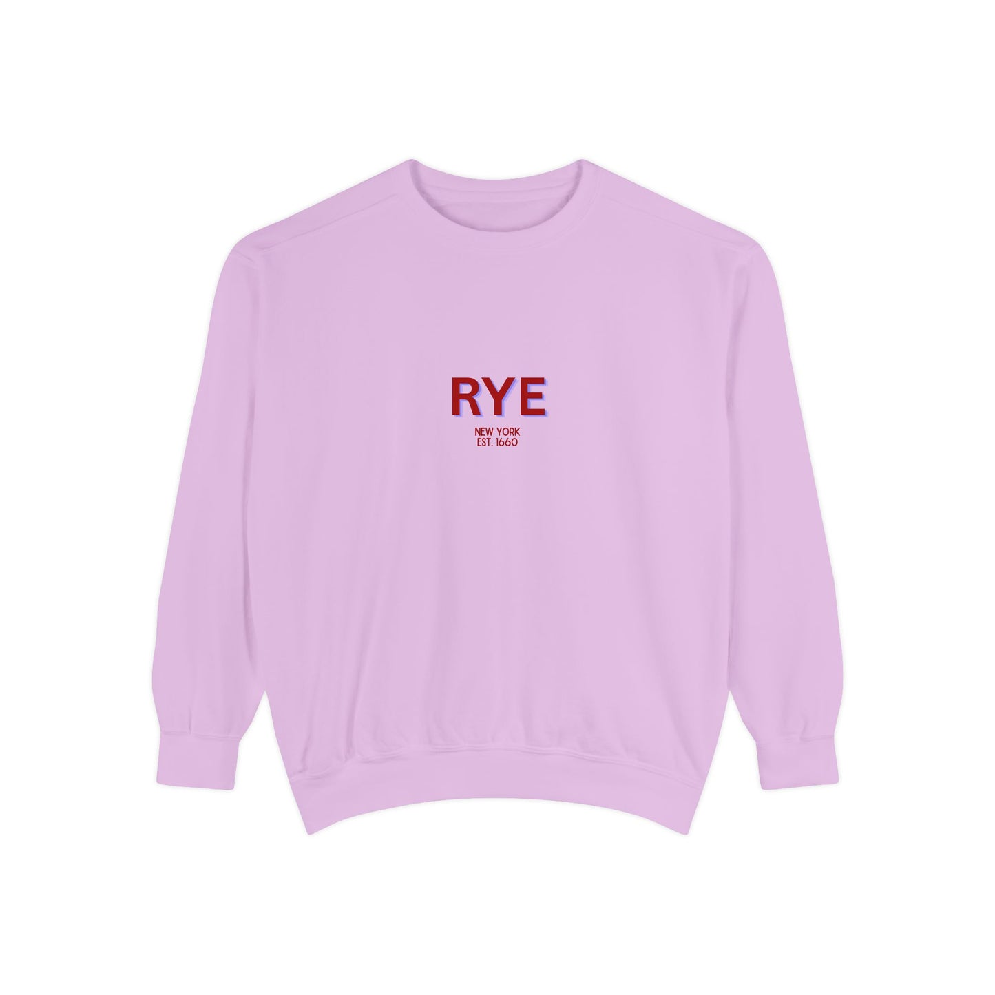 Rye Unisex Garment-Dyed Sweatshirt | Cozy Fashion, Perfect for Casual Outings, Gifts, Fall & Winter Style, Everyday Comfort