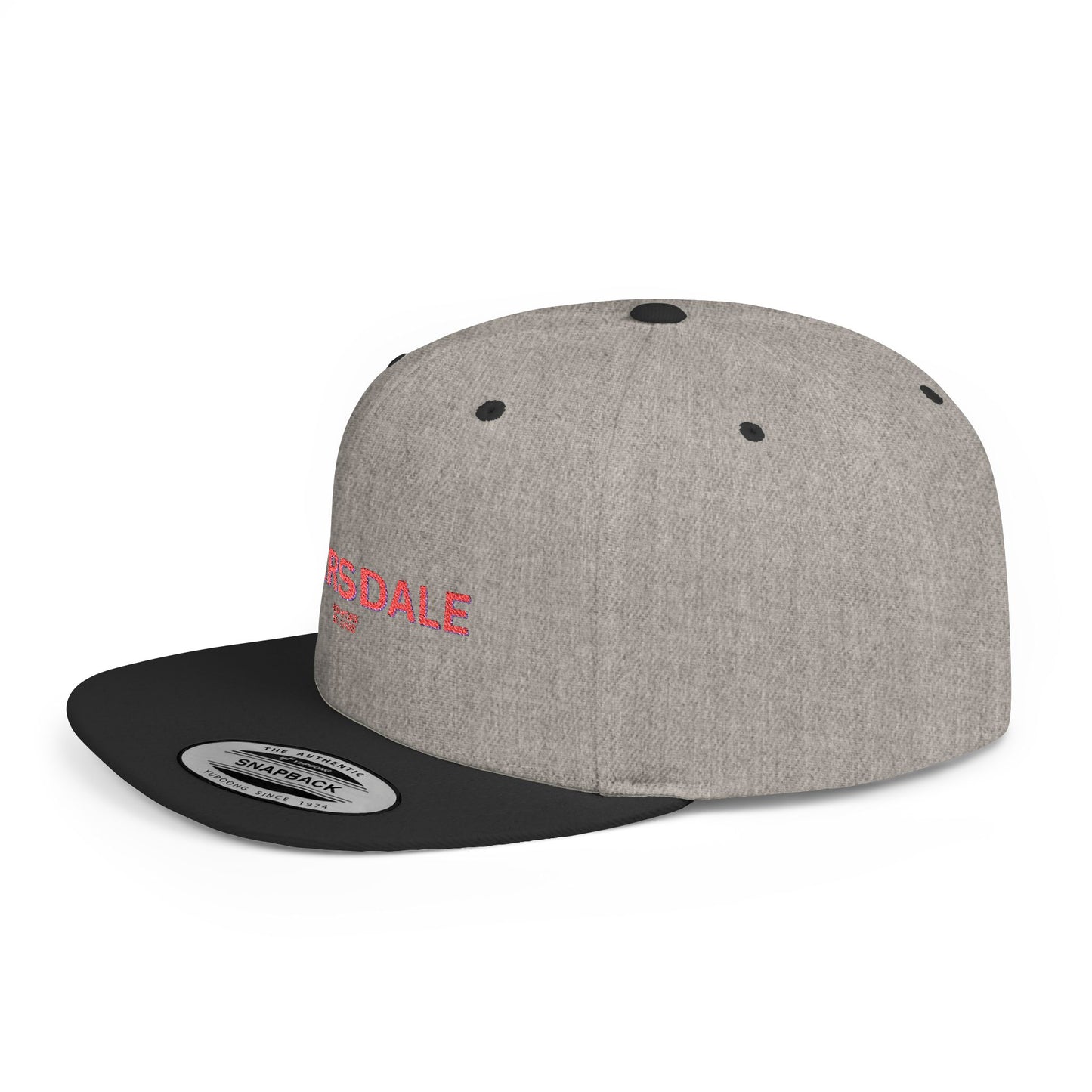 Scarsdale Stylish Flat Bill Snapback Hat with Scarsdale Design, Perfect for Casual Outings, Streetwear, Gifts, Festivals, Everyday Wear