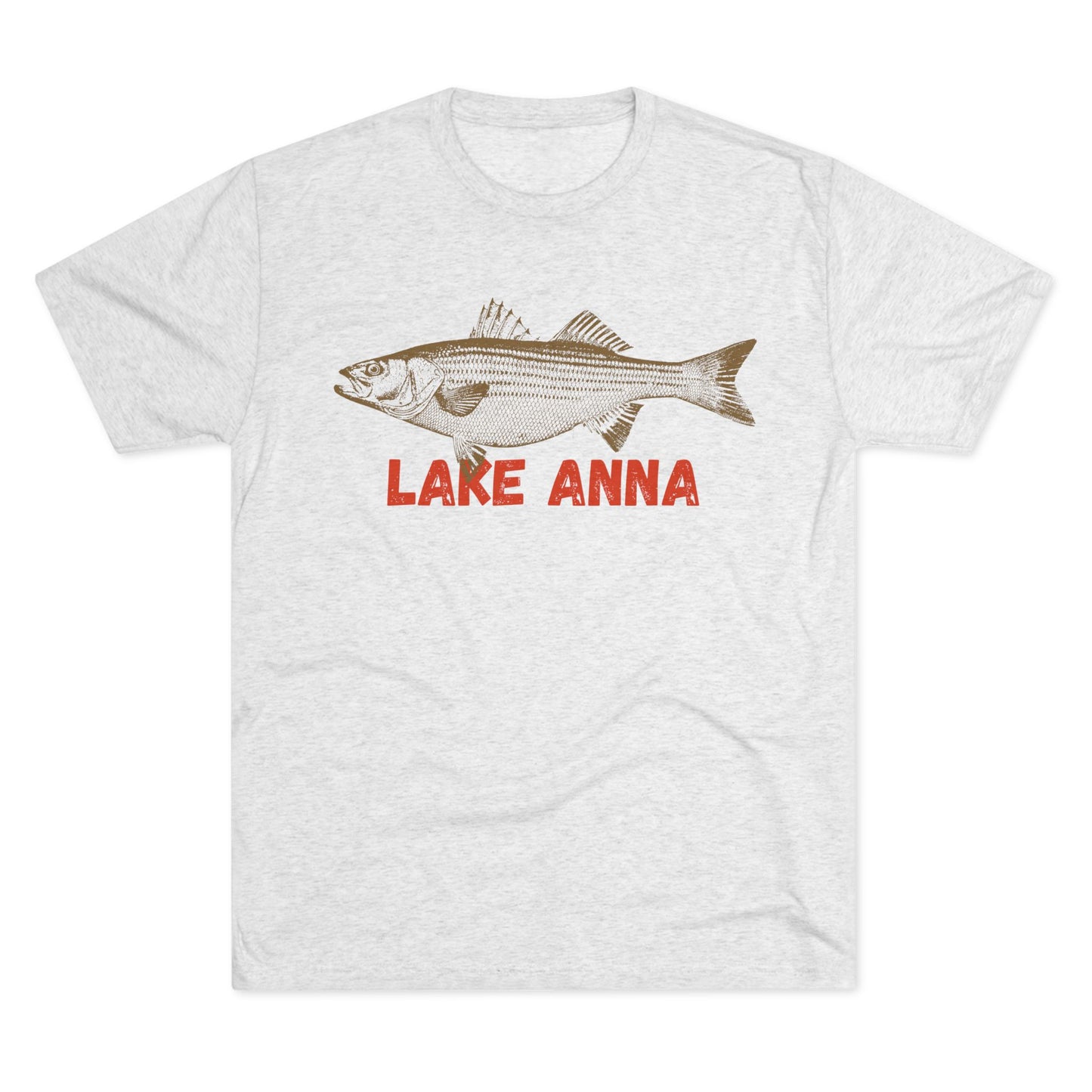 Lake Anna Fishing Tee, Unisex Crew Neck Shirt, Summer Lake Apparel, Gift for Fishermen, Outdoor Adventure T-Shirt, Lake House Style