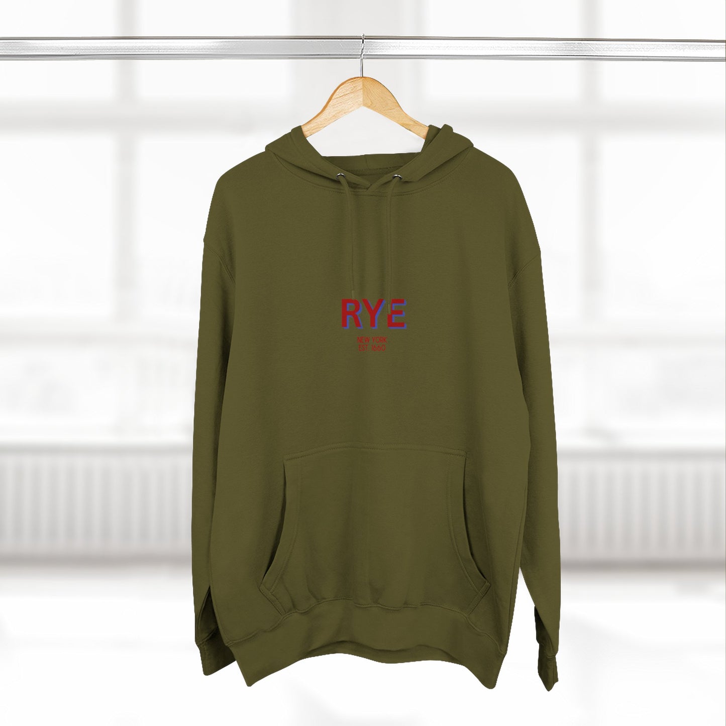 Rye Fleece Hoodie, Casual Sweatshirt, Cozy Layering Piece, Perfect Gift for All Occasions, Stylish Streetwear