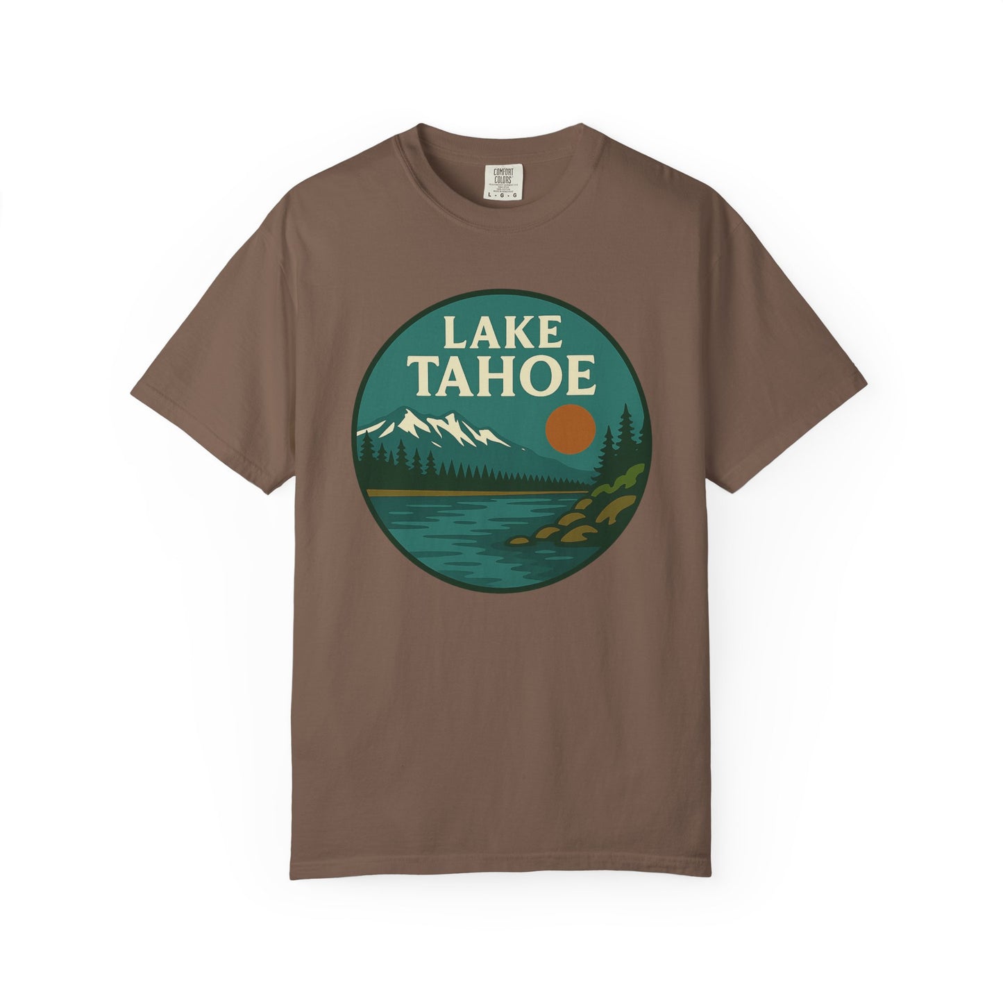 Lake Tahoe Unisex T-Shirt, Casual Graphic Tee, Nature Lover Gift, Outdoor Adventure Shirt, Vacation Souvenir, Summer Wear