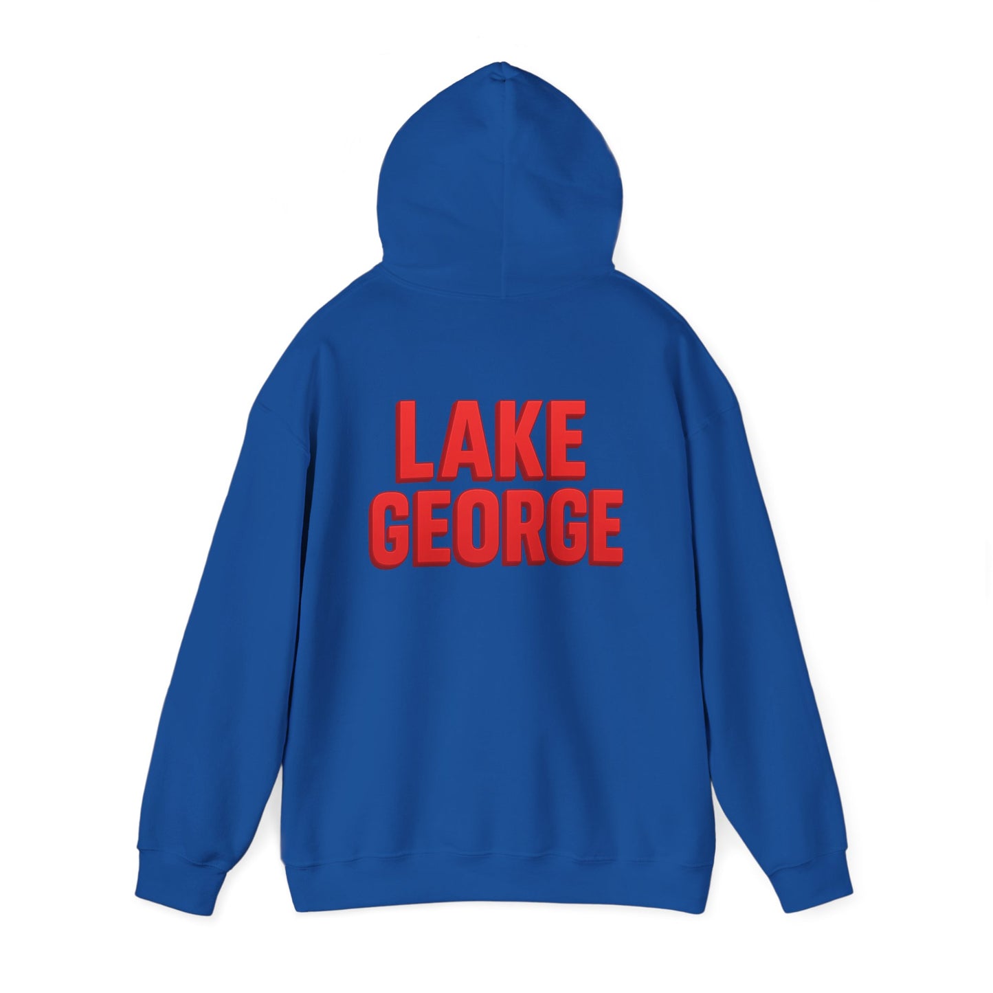 Lake George Hoodie, Cozy Casual Wear, Unisex Sweatshirt, Lake Lover Gift, Outdoor Adventure Apparel, Summer Retreat Fashion