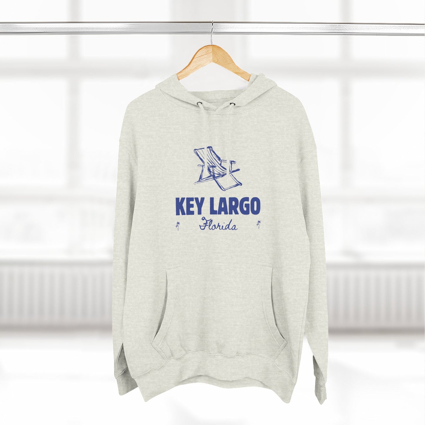 Key Largo Inspired Fleece Hoodie, Casual Wear, Relaxation, Gift for Autumn Lovers, Travel Essential