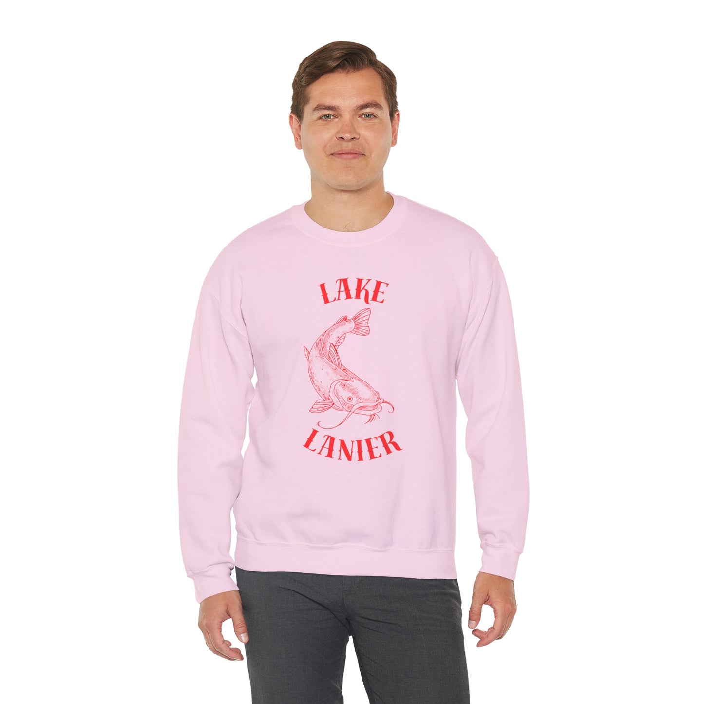 Lake Lanier Sweatshirt | Unisex Heavy Blend™ Crewneck | Perfect for Lake Lovers, Cozy Gift for Outdoors Enthusiasts, Relaxed Style for
