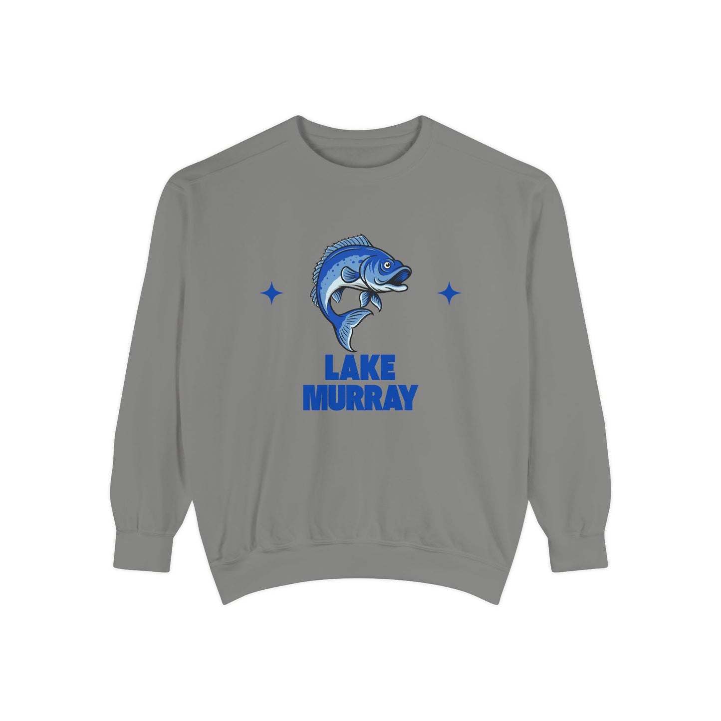 Lake Murray Fish Design Unisex Sweatshirt | Cozy Fishing Apparel, Casual Wear, Gift for Anglers, Lake Day Outfit, Nature Lovers Sweatshirt