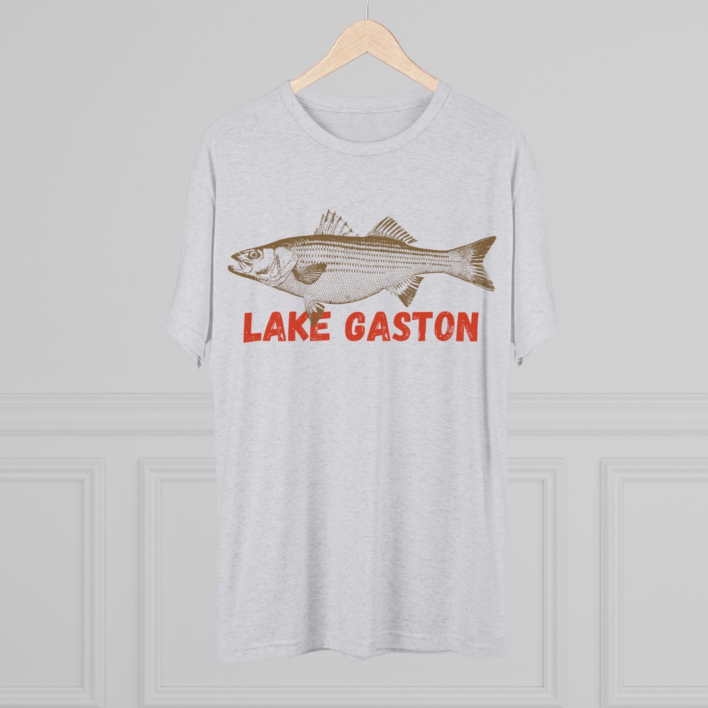 Lake Gaston Fishing Tee, Unisex Crew Neck Shirt, Summer Lake Apparel, Gift for Fishermen, Outdoor Adventure T-Shirt, Lake House Style