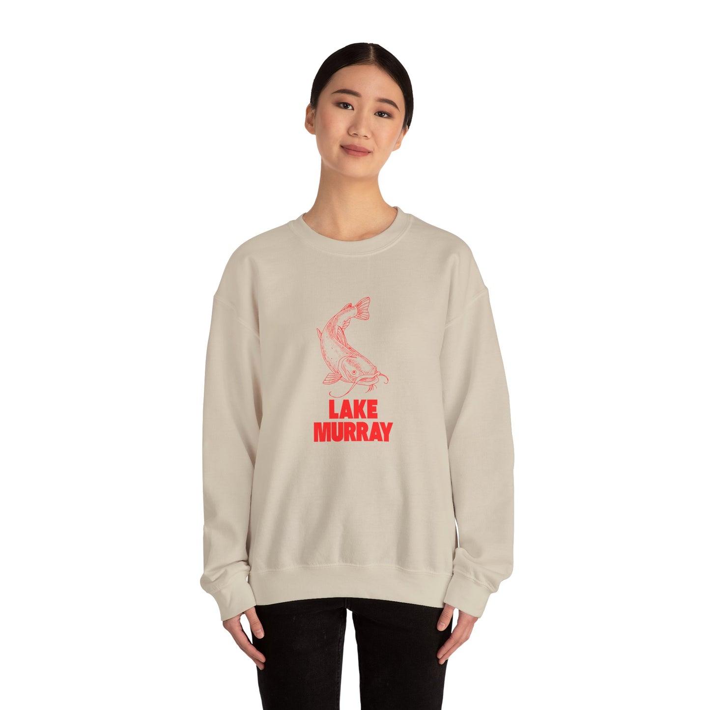 Lake Murray Fishing Sweatshirt, Cozy Crewneck, Perfect for Outdoorsy Lovers, Casual Wear, Gift for Nature Enthusiasts, Lake Life Apparel