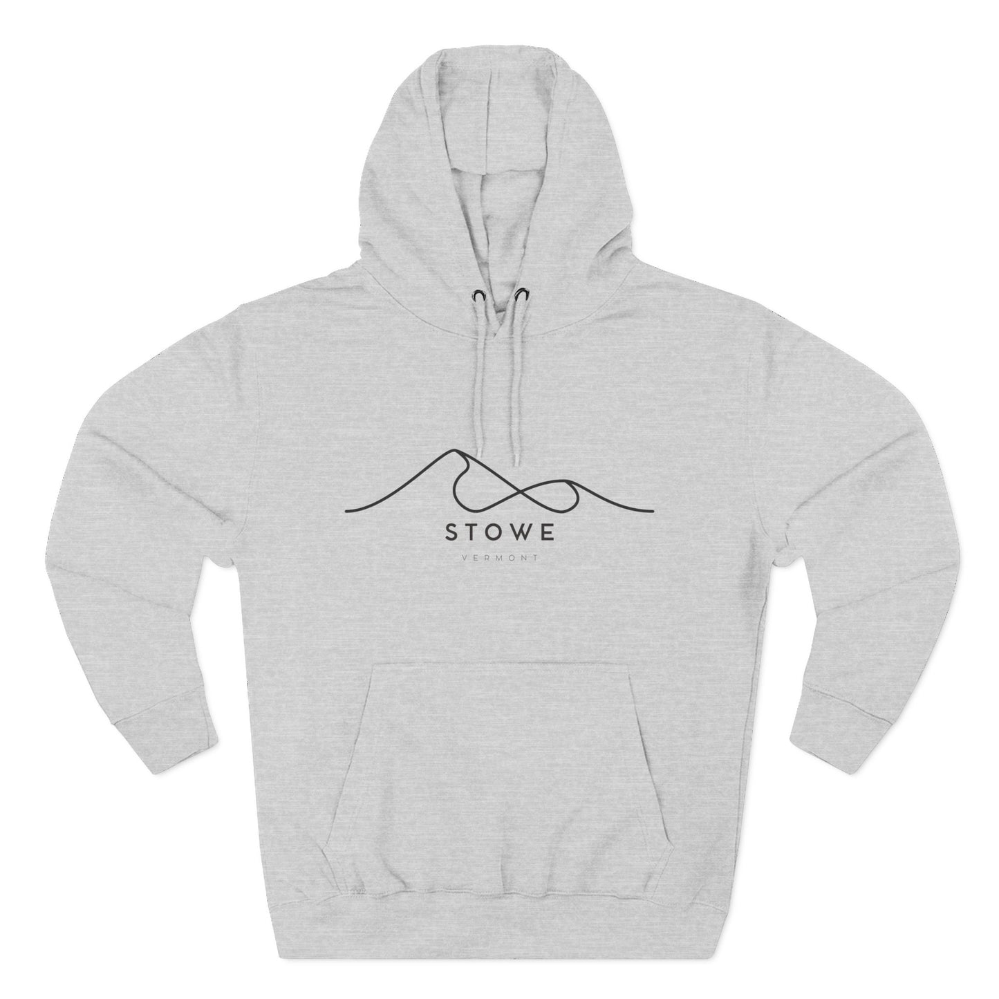 Stowe Stylish Three-Panel Fleece Hoodie for Cozy Days, Casual Wear, Warm Layering, Gift for Him or Her