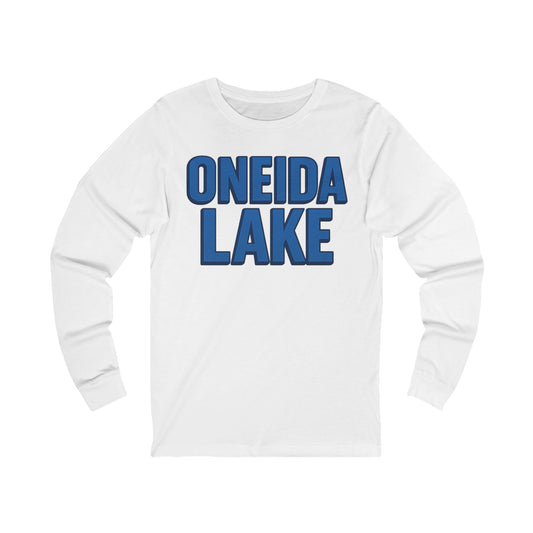 Oneida Lake Long Sleeve Tee, Cozy Unisex Shirt for Outdoor Lovers, Perfect for Lake Days, Casual Wear, Gift Idea