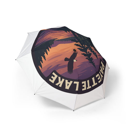 Payette Lake Semi-Automatic Foldable Umbrella, Travel Umbrella, Outdoor Gear, Gifts for Nature Lovers, Rainy Day Essential