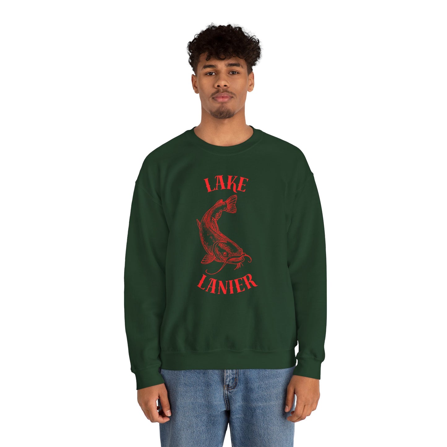 Lake Lanier Sweatshirt | Unisex Heavy Blend™ Crewneck | Perfect for Lake Lovers, Cozy Gift for Outdoors Enthusiasts, Relaxed Style for