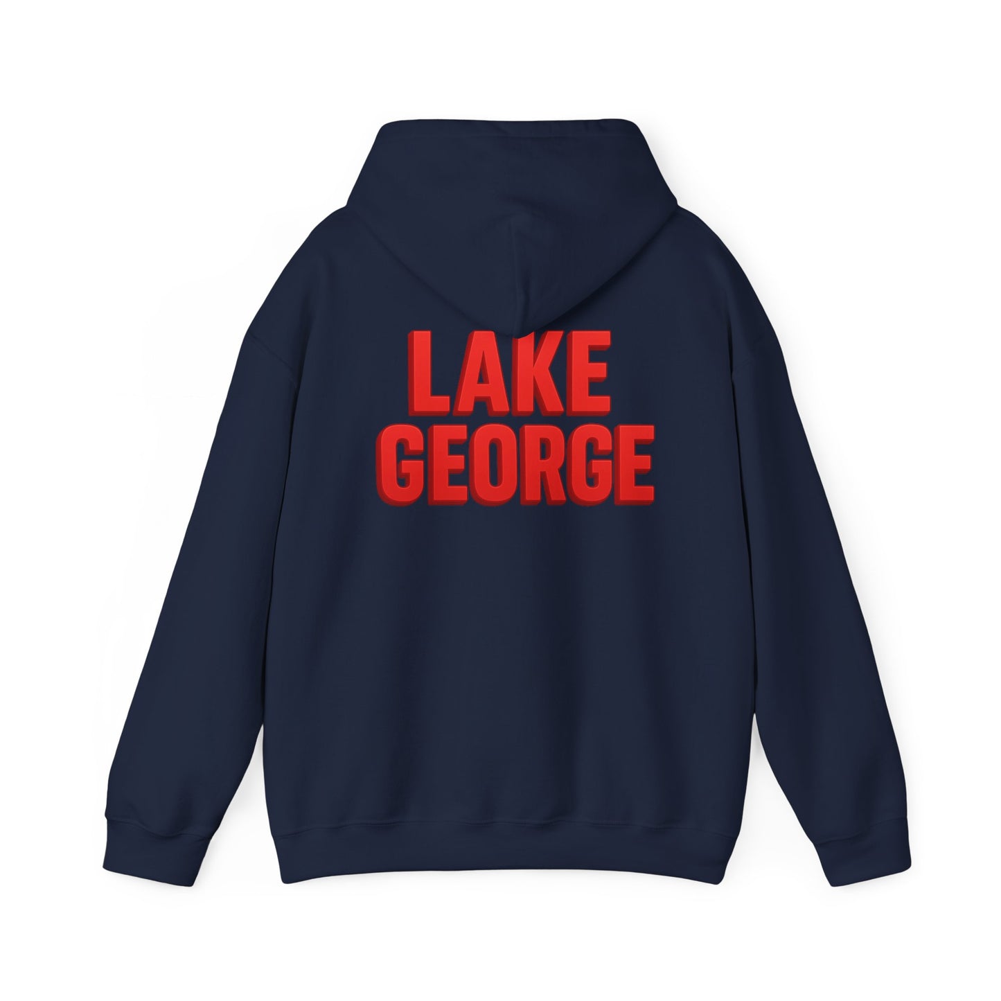 Lake George Hoodie, Cozy Casual Wear, Unisex Sweatshirt, Lake Lover Gift, Outdoor Adventure Apparel, Summer Retreat Fashion