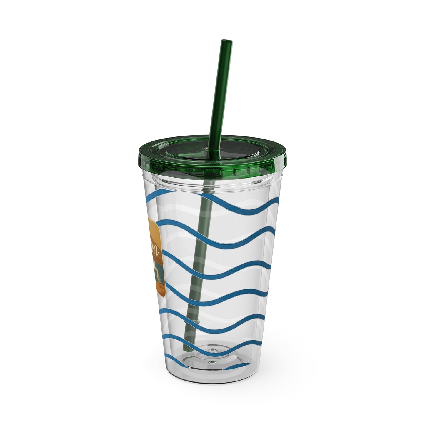 Salton Sea Sunsplash Tumbler, 16oz Clear Drink Cup for Outdoor Adventures, Customizable Travel Mug, Perfect for Summer Fun, Eco-Friendly Beverage [...]