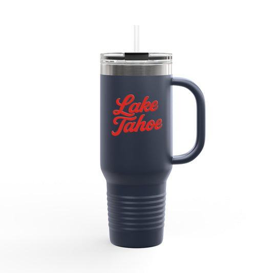 Lake Tahoe Insulated Travel Mug - Perfect for Outdoor Adventures, Road Trips, Holidays, Escapes, Camping Gear, Hydration on-the-go