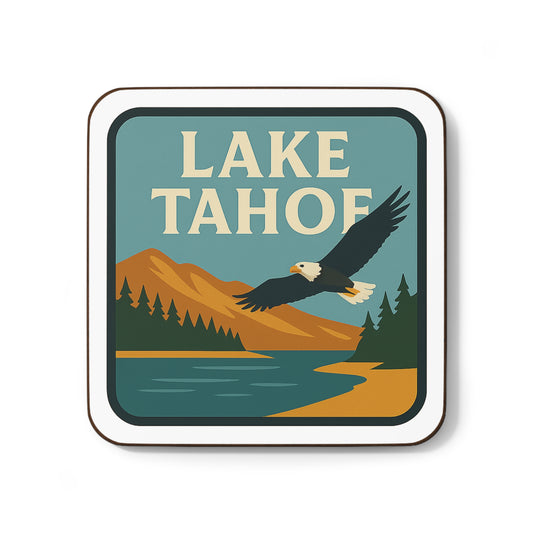 Lake Tahoe Hardboard Back Coaster