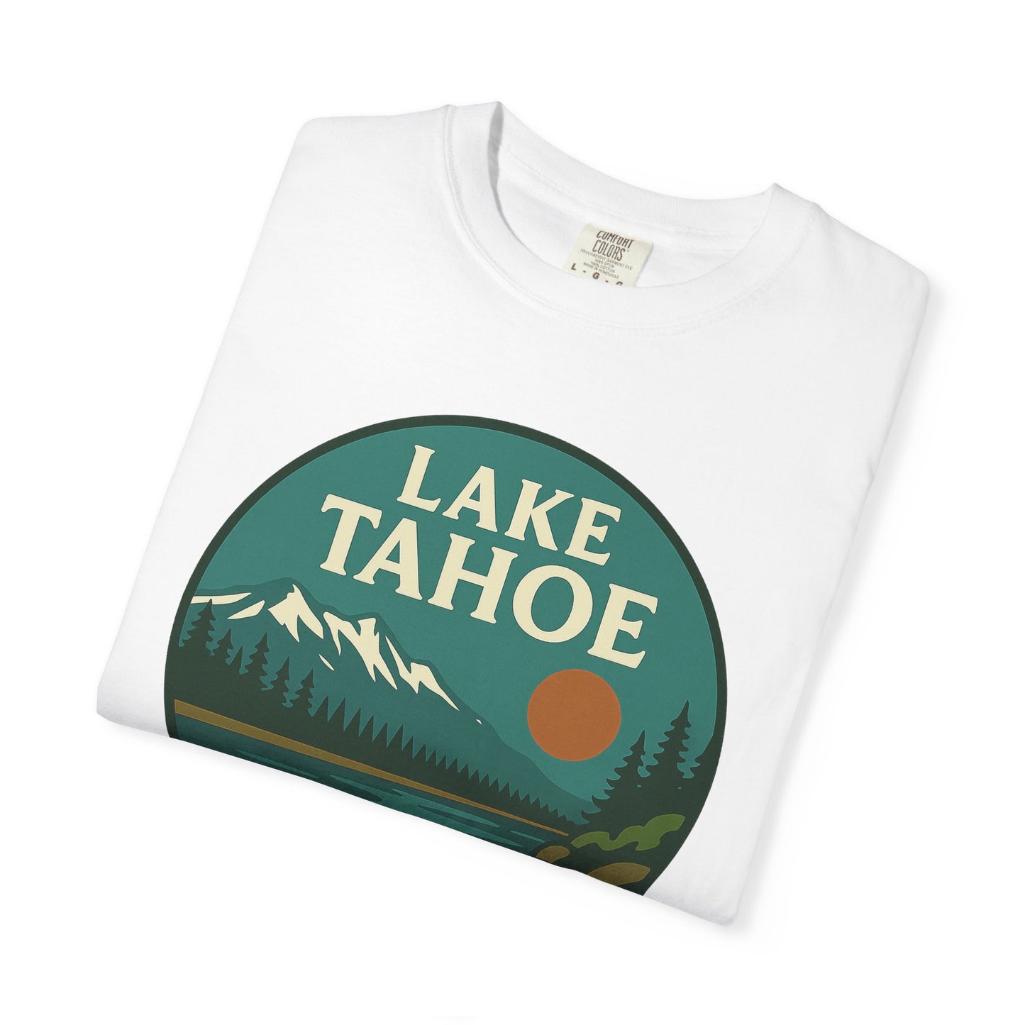 Lake Tahoe Unisex T-Shirt, Casual Graphic Tee, Nature Lover Gift, Outdoor Adventure Shirt, Vacation Souvenir, Summer Wear