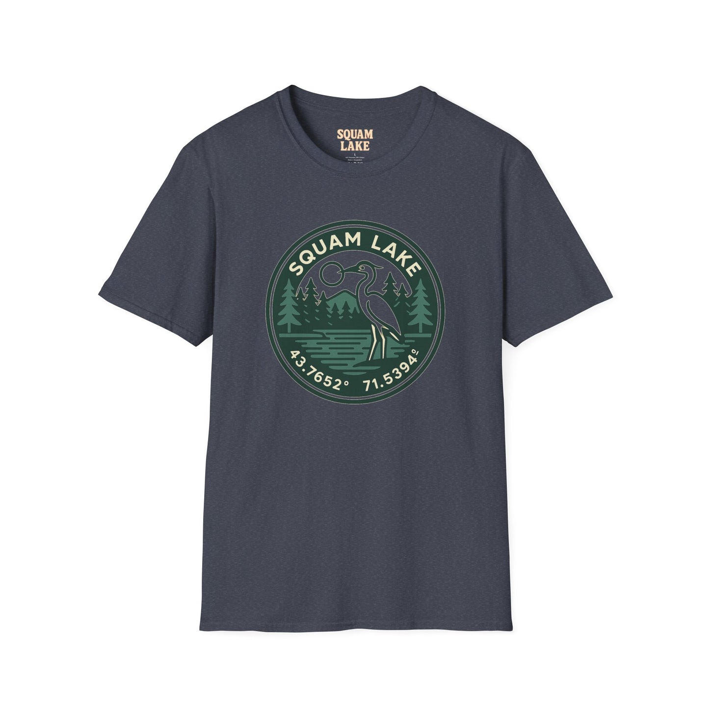 Squam Lake Nature Unisex Softstyle T-Shirt | Eco-Friendly Gift, Outdoor Adventure Shirt, Nature Lover Tee, Vintage Lake Apparel, [...]