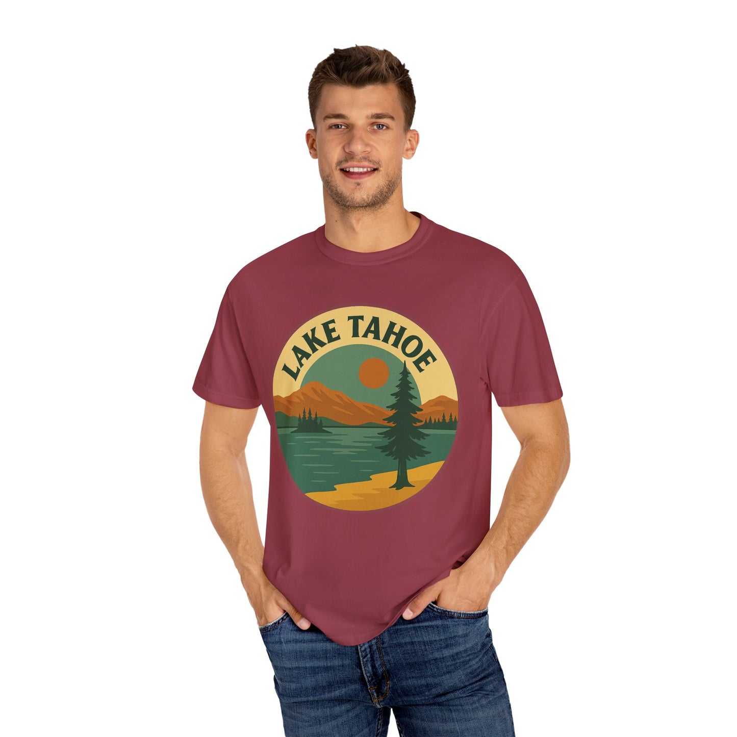 Lake Tahoe Unisex Garment-Dyed T-shirt