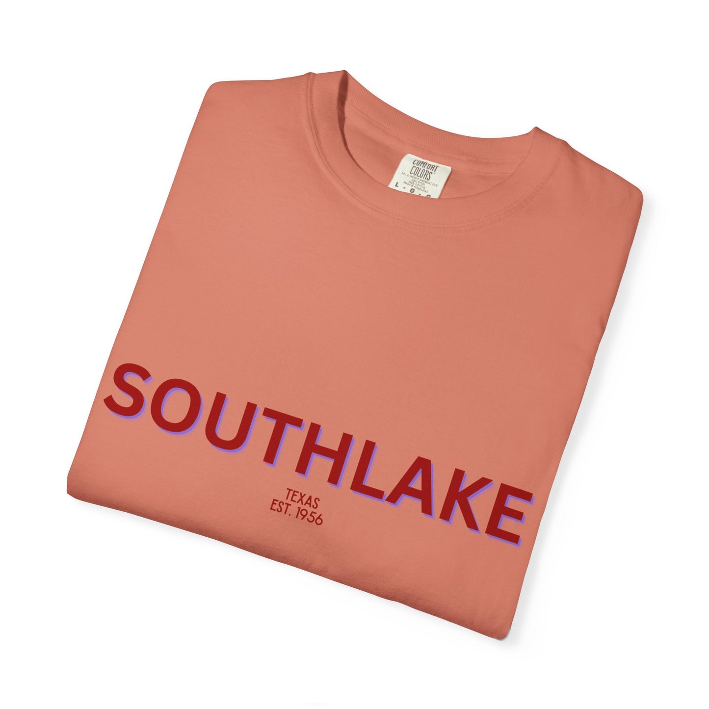 Southlake Garment-Dyed Unisex T-Shirt, Casual Tee, Vintage Style Shirt, Everyday Wear, Birthday Gift, Unique Apparel