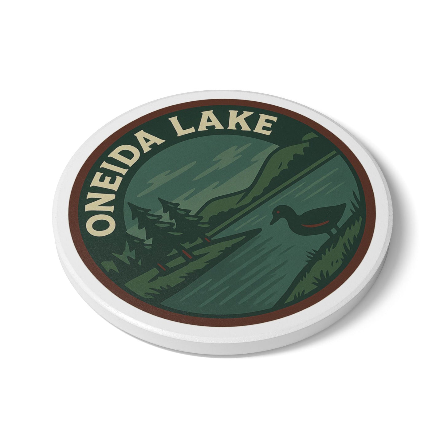 Oneida Lake Ceramic Coaster