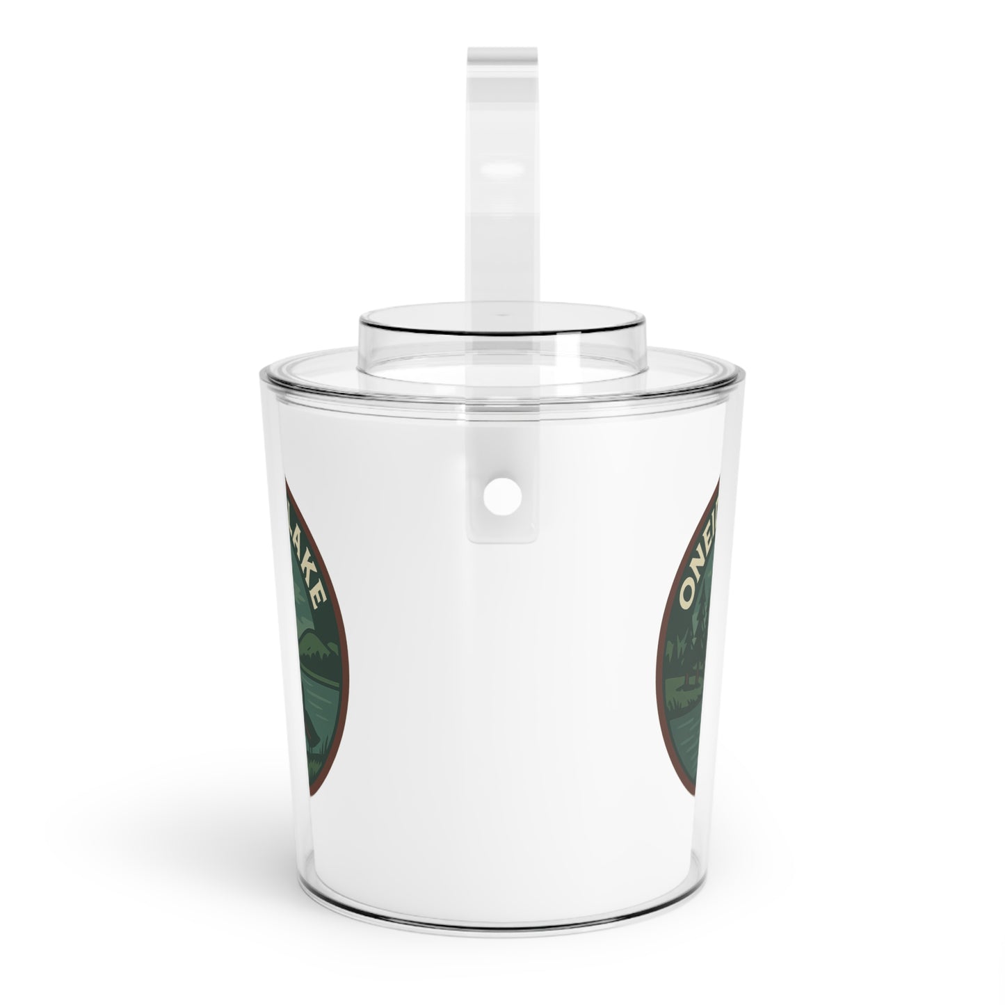 Oneida Lake Ice Bucket with Tongs