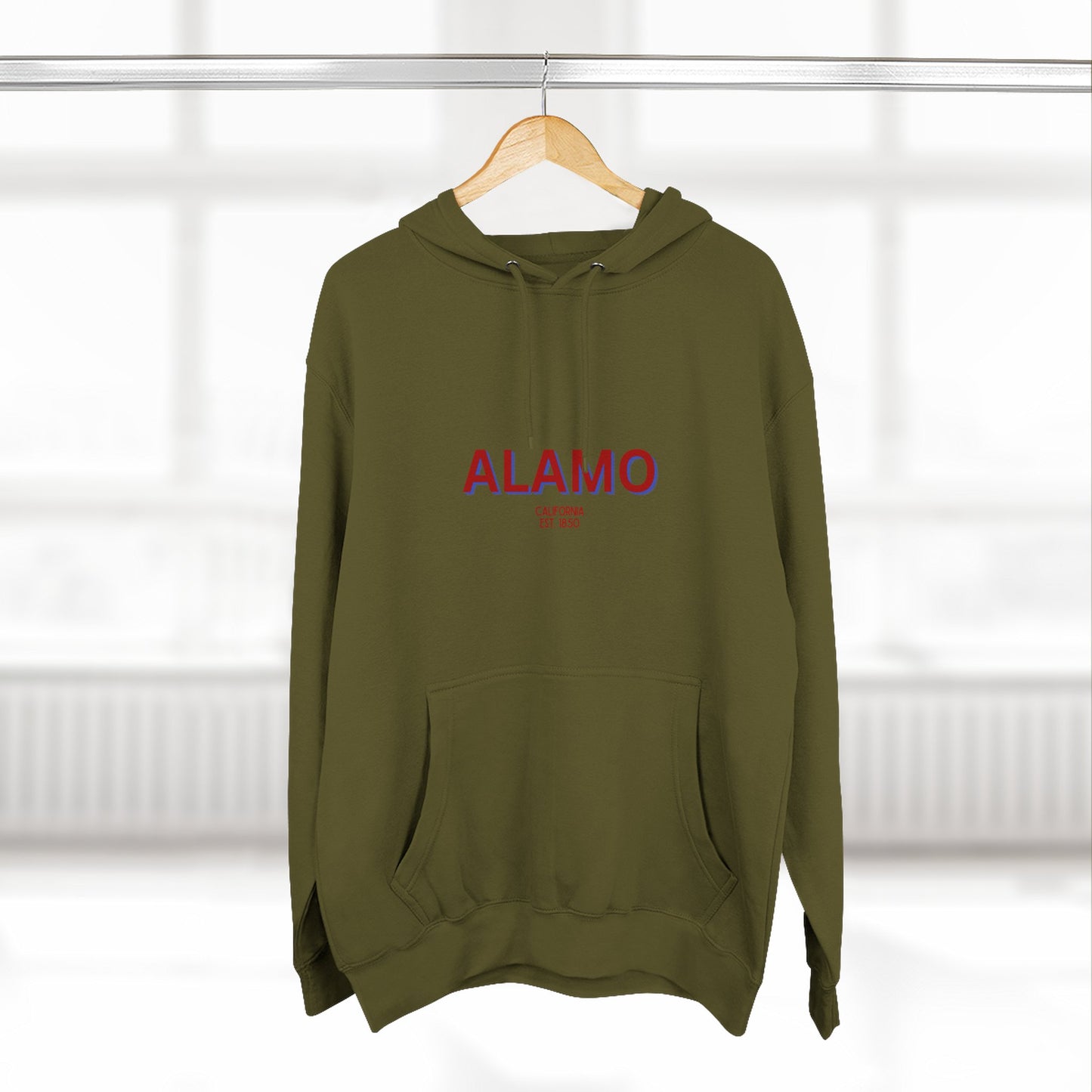 Alamo Fleece Hoodie, Casual Sweatshirt, Cozy Layering Piece, Perfect Gift for All Occasions, Stylish Streetwear