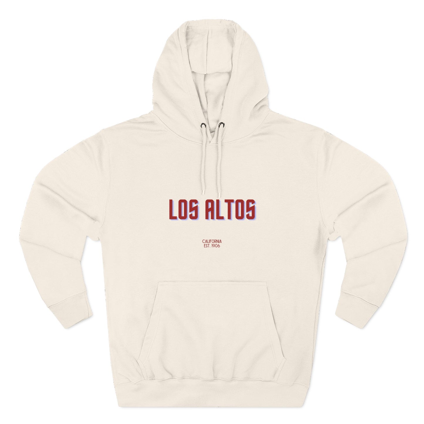 Los Altos Fleece Hoodie, Casual Sweatshirt, Cozy Layering Piece, Perfect Gift for All Occasions, Stylish Streetwear