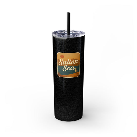 Salton Sea Skinny Tumbler - 20oz Travel Mug, Eco-Friendly Drinkware for Adventurers, Ideal for Camping, Picnics, and Daily Hydration