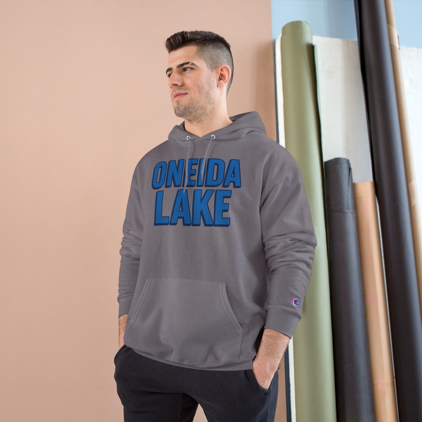 Oneida Lake Cozy Hoodie, Perfect for Outdoor Adventures, Lake Days, Gifts for Nature Lovers, Comfortable Sweatshirt