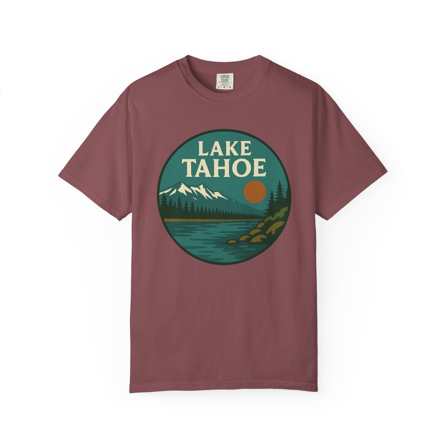 Lake Tahoe Unisex T-Shirt, Casual Graphic Tee, Nature Lover Gift, Outdoor Adventure Shirt, Vacation Souvenir, Summer Wear