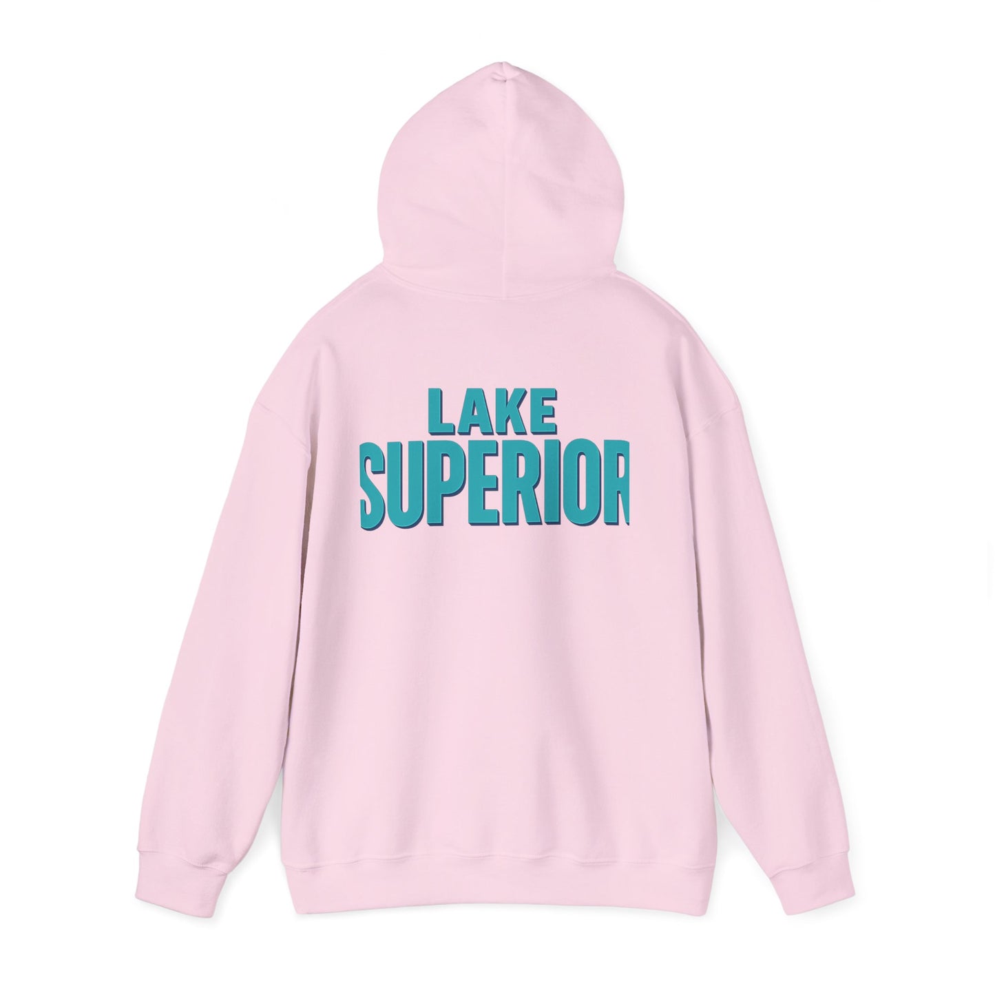 Lake Superior Hoodie, Cozy Casual Wear, Unisex Sweatshirt, Lake Lover Gift, Outdoor Adventure Apparel, Summer Retreat Fashion