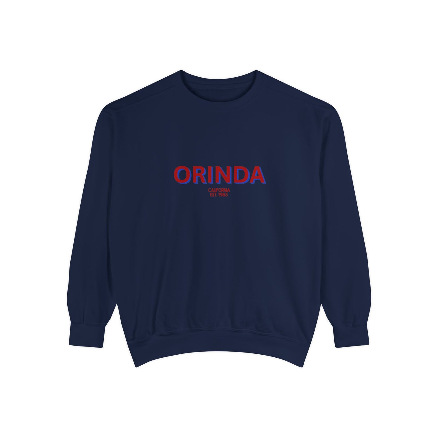 Orinda Unisex Garment-Dyed Sweatshirt | Cozy Fashion, Perfect for Casual Outings, Gifts, Fall & Winter Style, Everyday Comfort