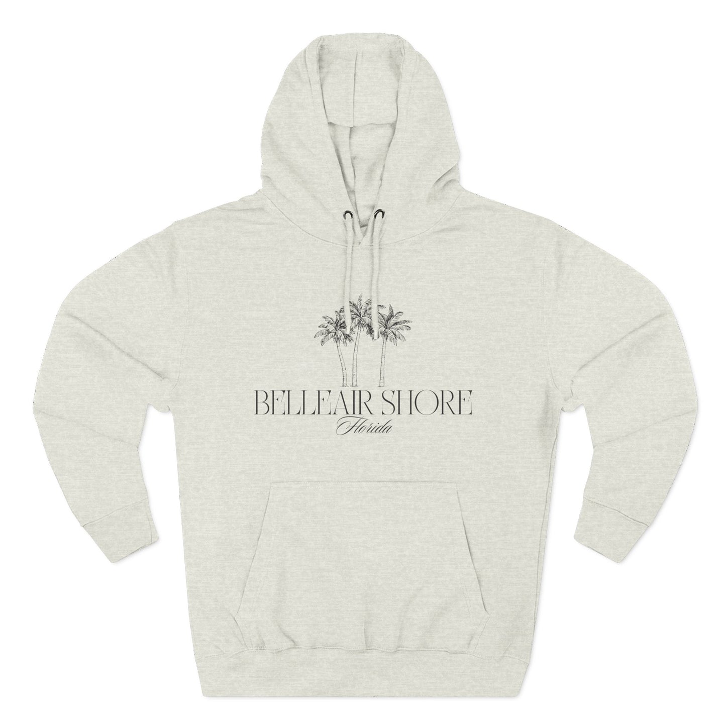 Belleair Shore Vibes Hoodie with Design, Perfect for Autumn Lovers, Comfortable and Stylish, Great Gift for Vacations