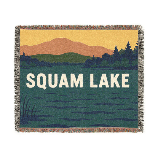 Squam Lake Woven Blanket