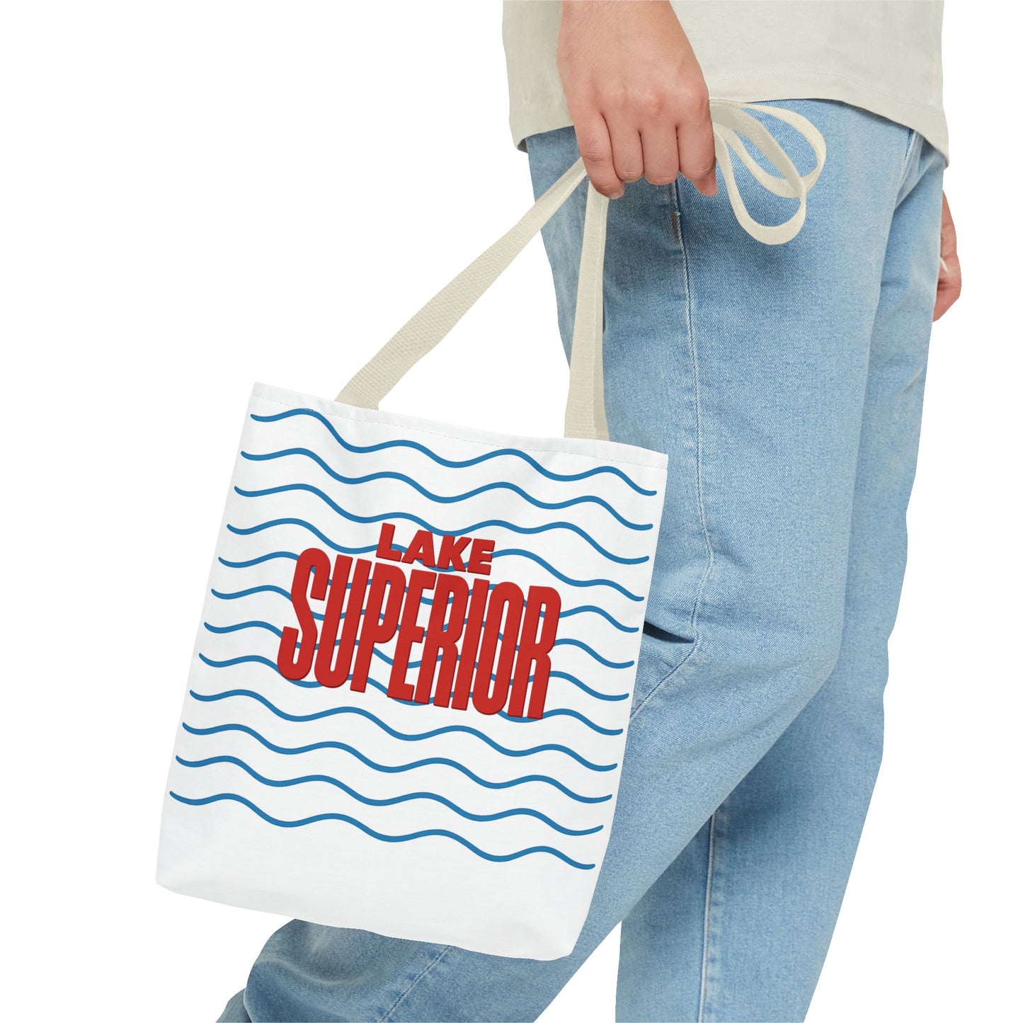 Lake Superior Tote Bag - Perfect for Beach Days, Travel, Lake Lovers, Summer Outings, Gift Idea
