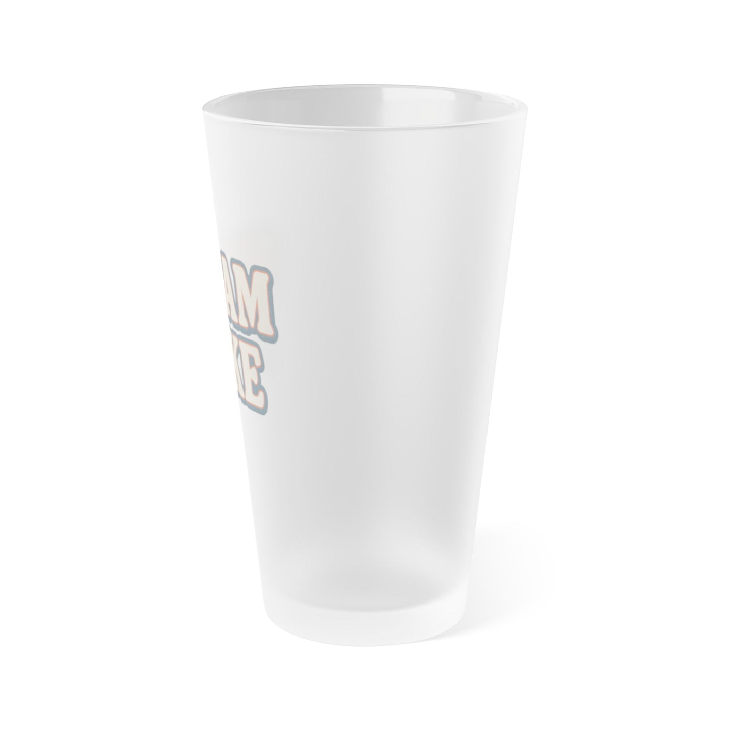 Squam Lake Frosted Pint Glass, 16oz