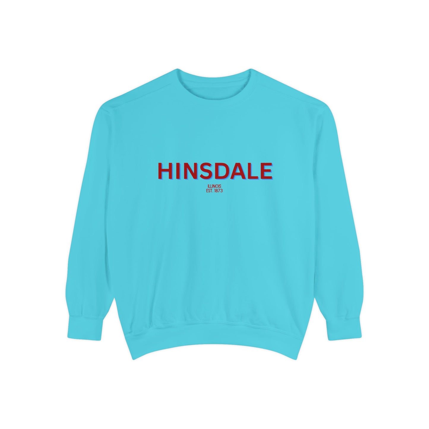 Hinsdale Unisex Garment-Dyed Sweatshirt | Cozy Fashion, Perfect for Casual Outings, Gifts, Fall & Winter Style, Everyday Comfort