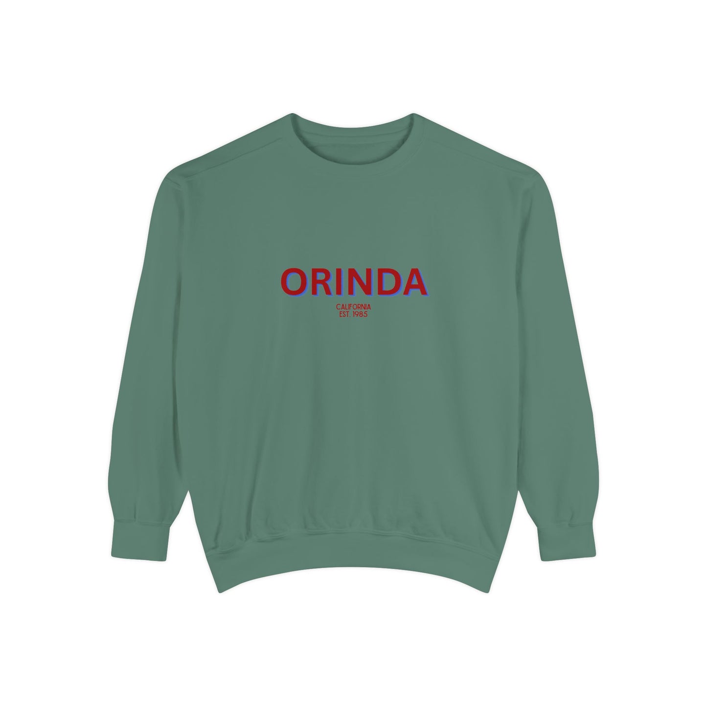 Orinda Unisex Garment-Dyed Sweatshirt | Cozy Fashion, Perfect for Casual Outings, Gifts, Fall & Winter Style, Everyday Comfort