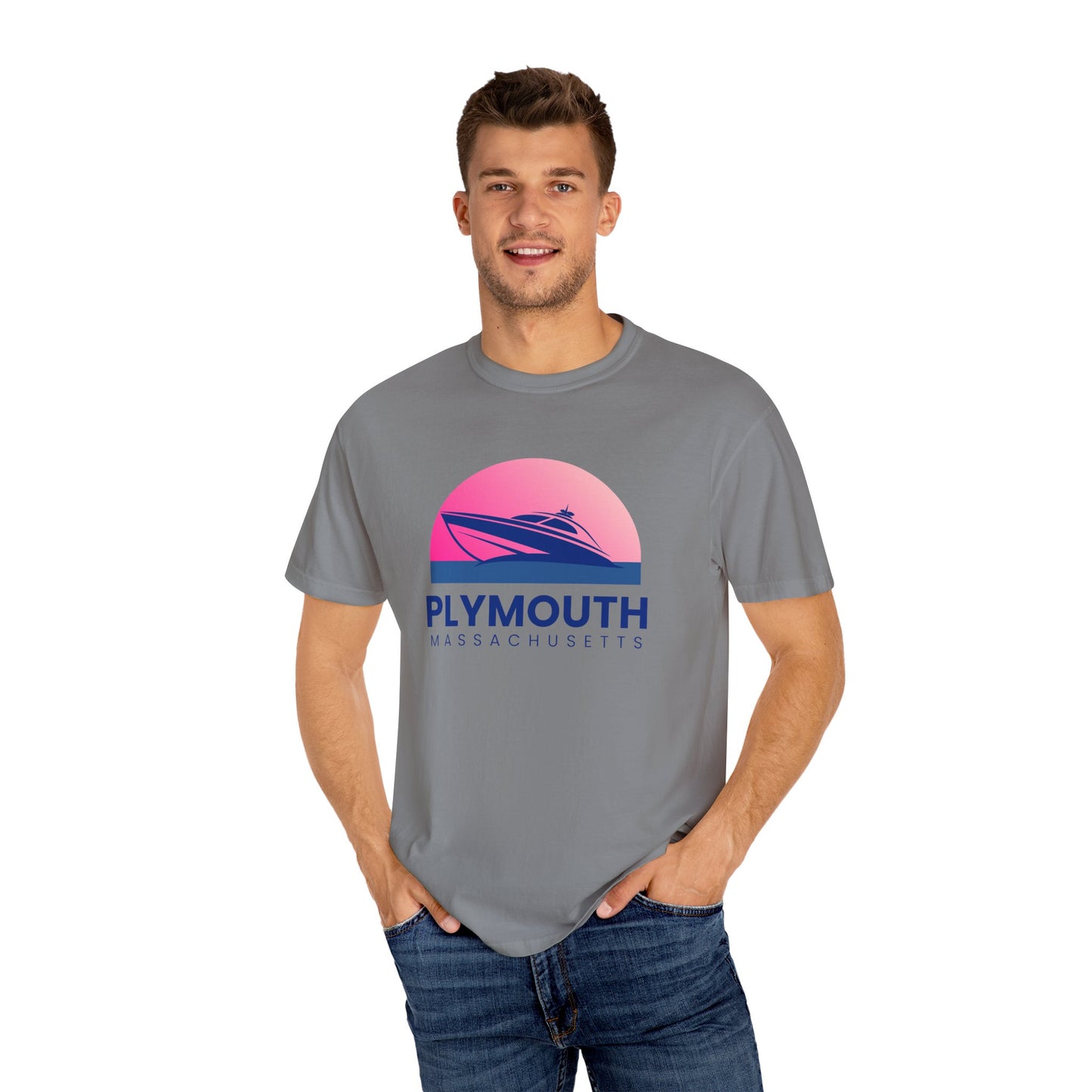Plymouth Vibes, Unisex T-shirt, Casual Tee, Travel Souvenir, Vacation Top
