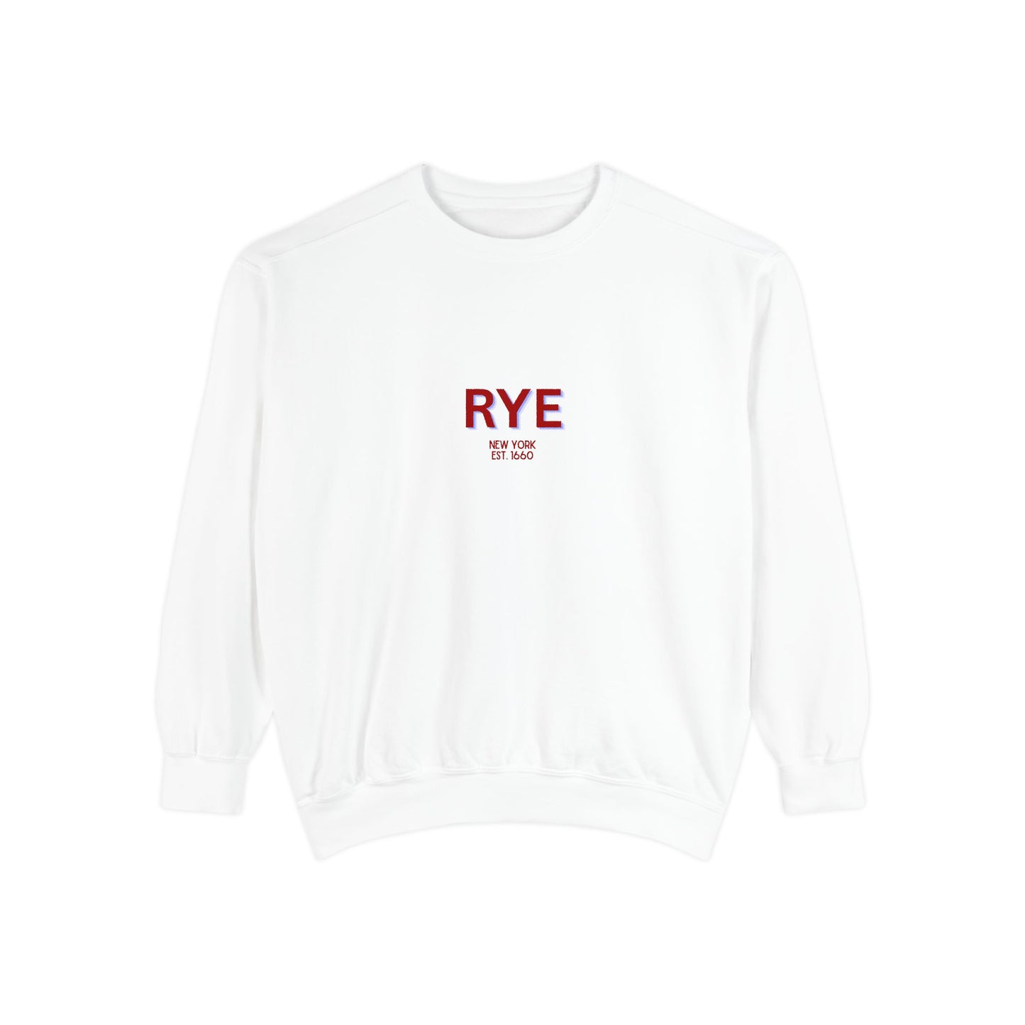 Rye Unisex Garment-Dyed Sweatshirt | Cozy Fashion, Perfect for Casual Outings, Gifts, Fall & Winter Style, Everyday Comfort