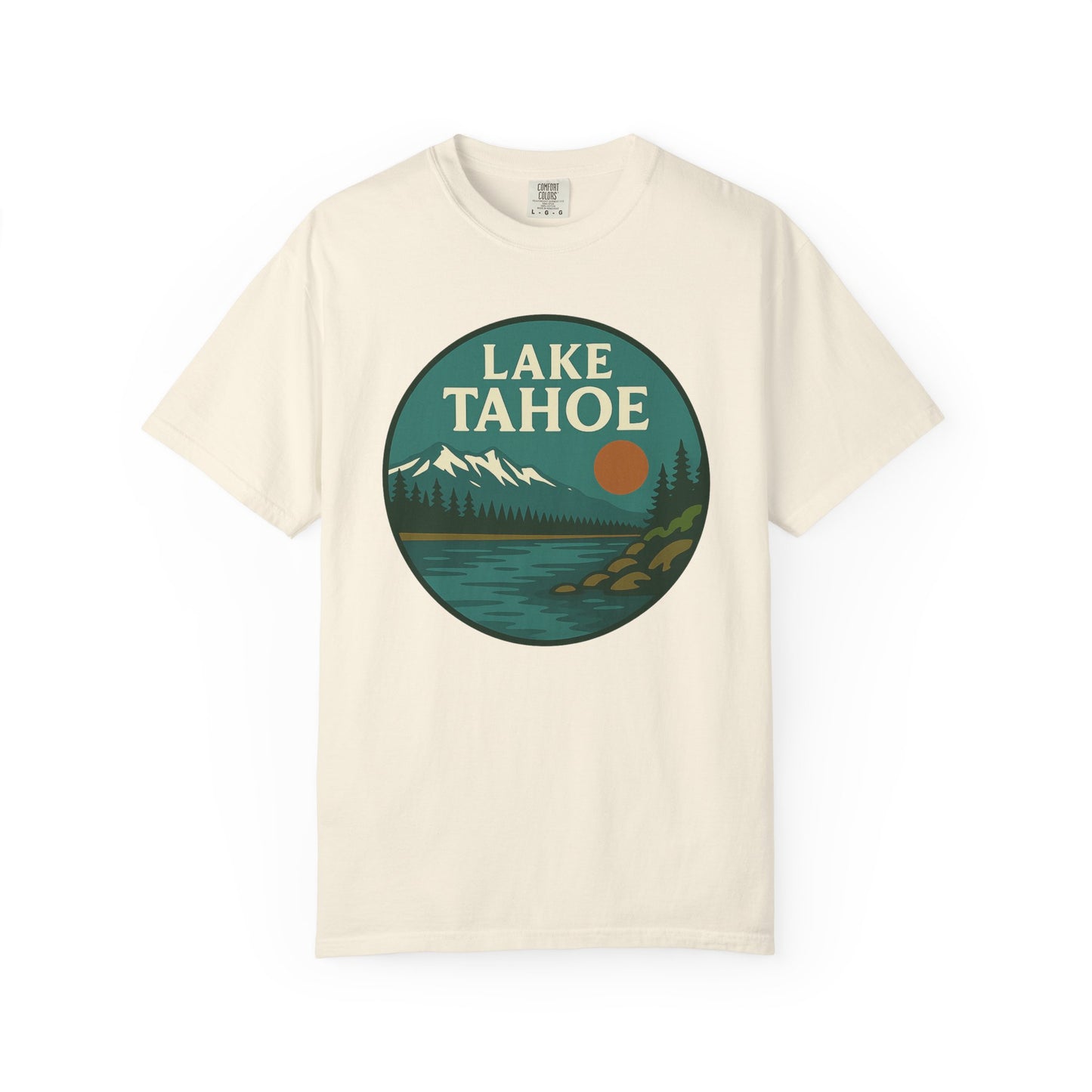 Lake Tahoe Unisex T-Shirt, Casual Graphic Tee, Nature Lover Gift, Outdoor Adventure Shirt, Vacation Souvenir, Summer Wear